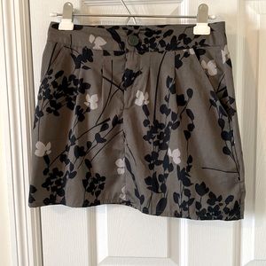 Gap Floral Miniskirt Size 0